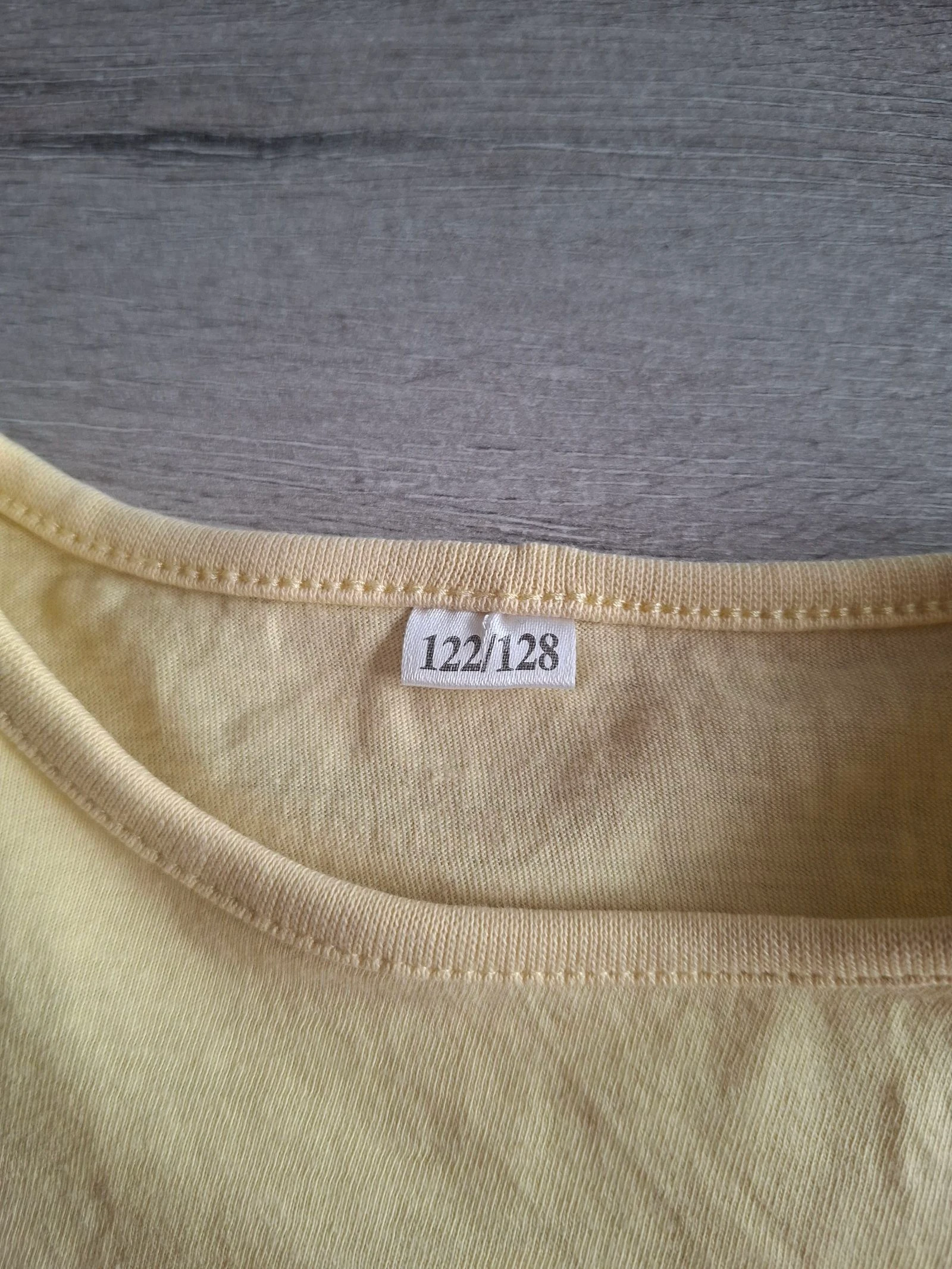 🌷F3-28🌷T-shirt fille Zeeman – "Summer Dream" – Jaune pastel – Taille 122/128 (7/8 ans)🌷 – photo 3